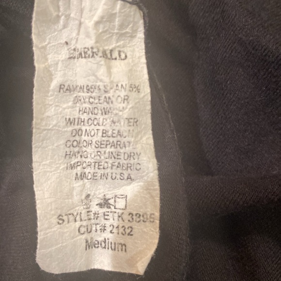 Emerald black top size medium EUC - Picture 5 of 5